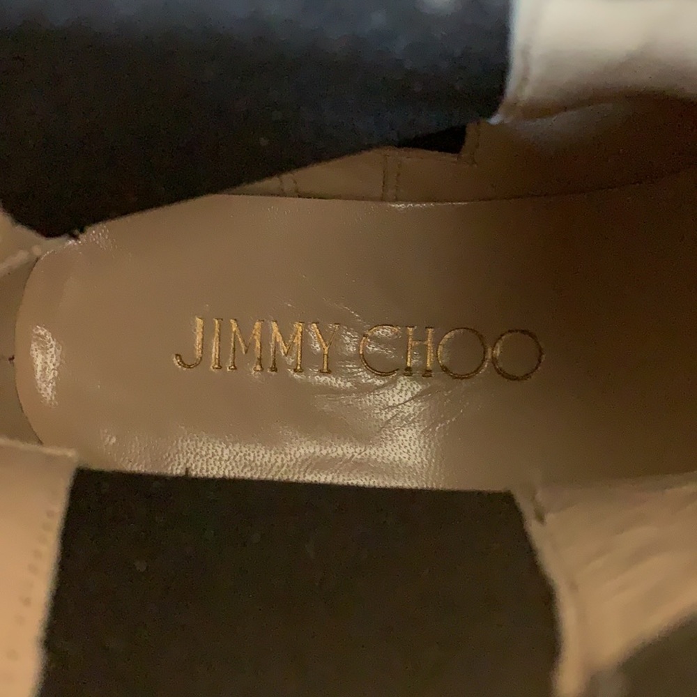 NEW Jimmy Choo Burrow Studded Chelsea Boots 35.5 - Picture 7 of 12